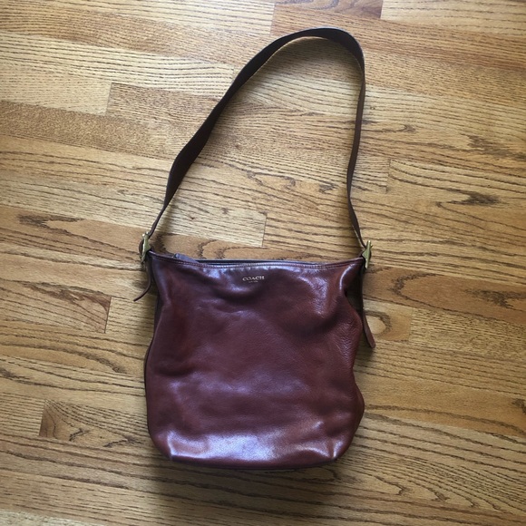Coach Legacy Duffle Hobo Bag in Brown Leather D1293 - Picture 2 of 13